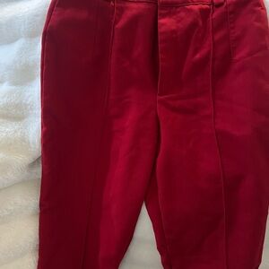 Zara Women’s Bold Red Dress Pants